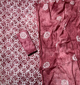 Block Print Elegant Cotton Suit Set - Yanchi